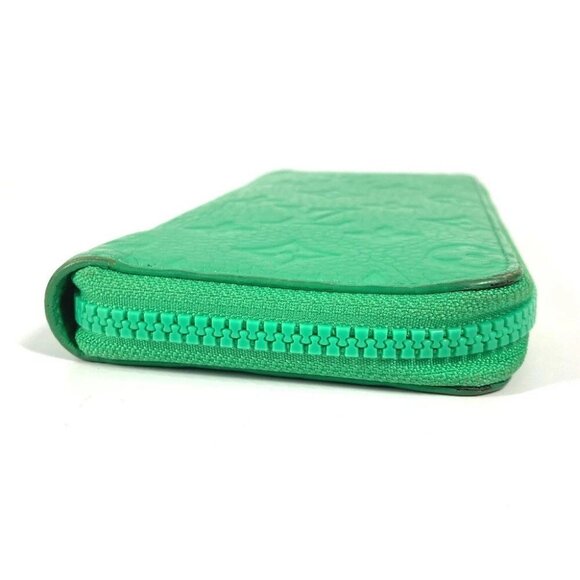 LOUIS VUITTON M81549 Monogram-Taurillon Clemence Zippy Wallet Zip Around Wallet - Picture 4 of 16